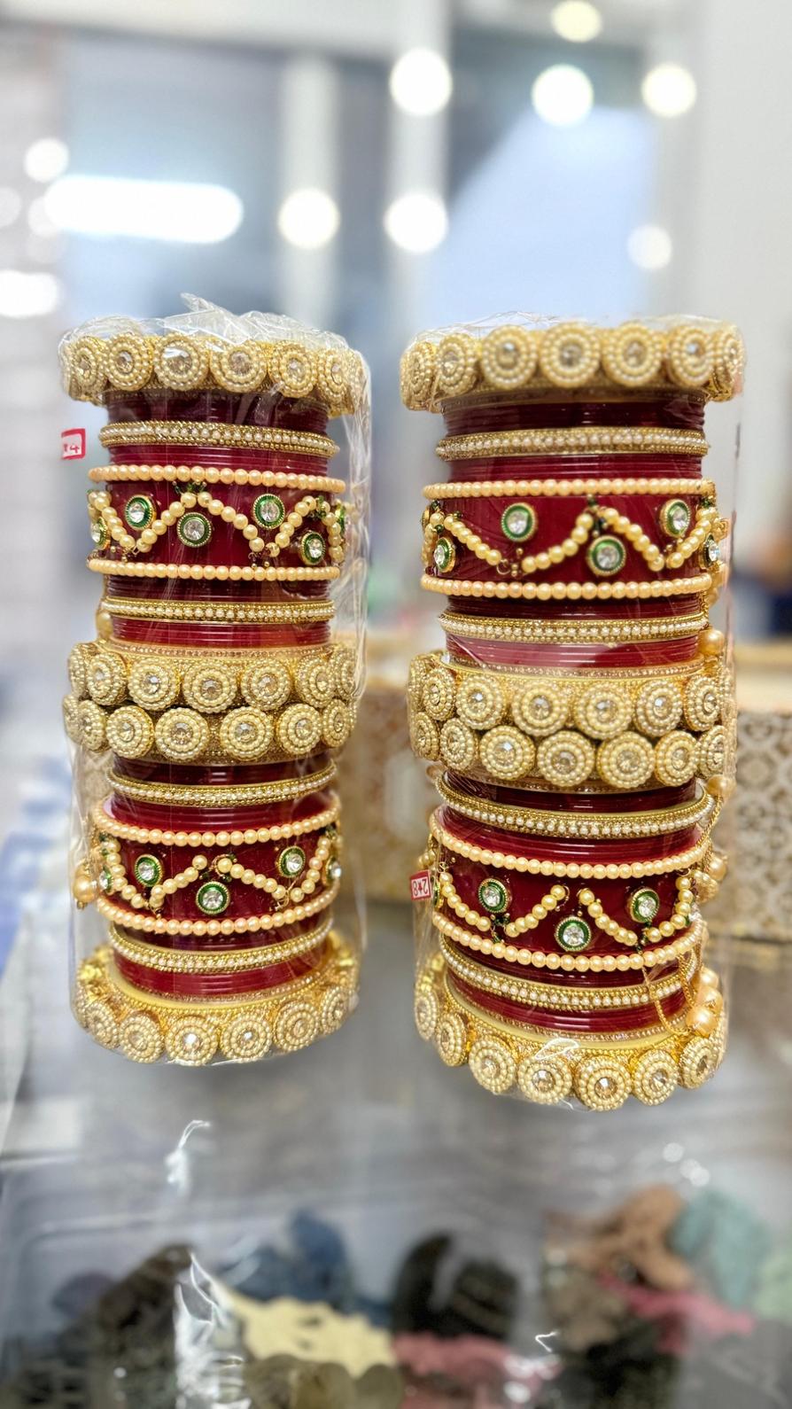 Classic Velvet Bangle Set
